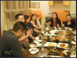 胡同小院 温馨相聚??东部小组2012年度首次聚餐