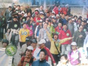 热烈庆祝万步网健走活动得到市团委支持