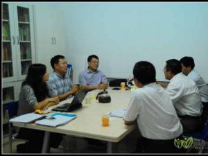 深发展银行及中关村科技担保有限公司来访